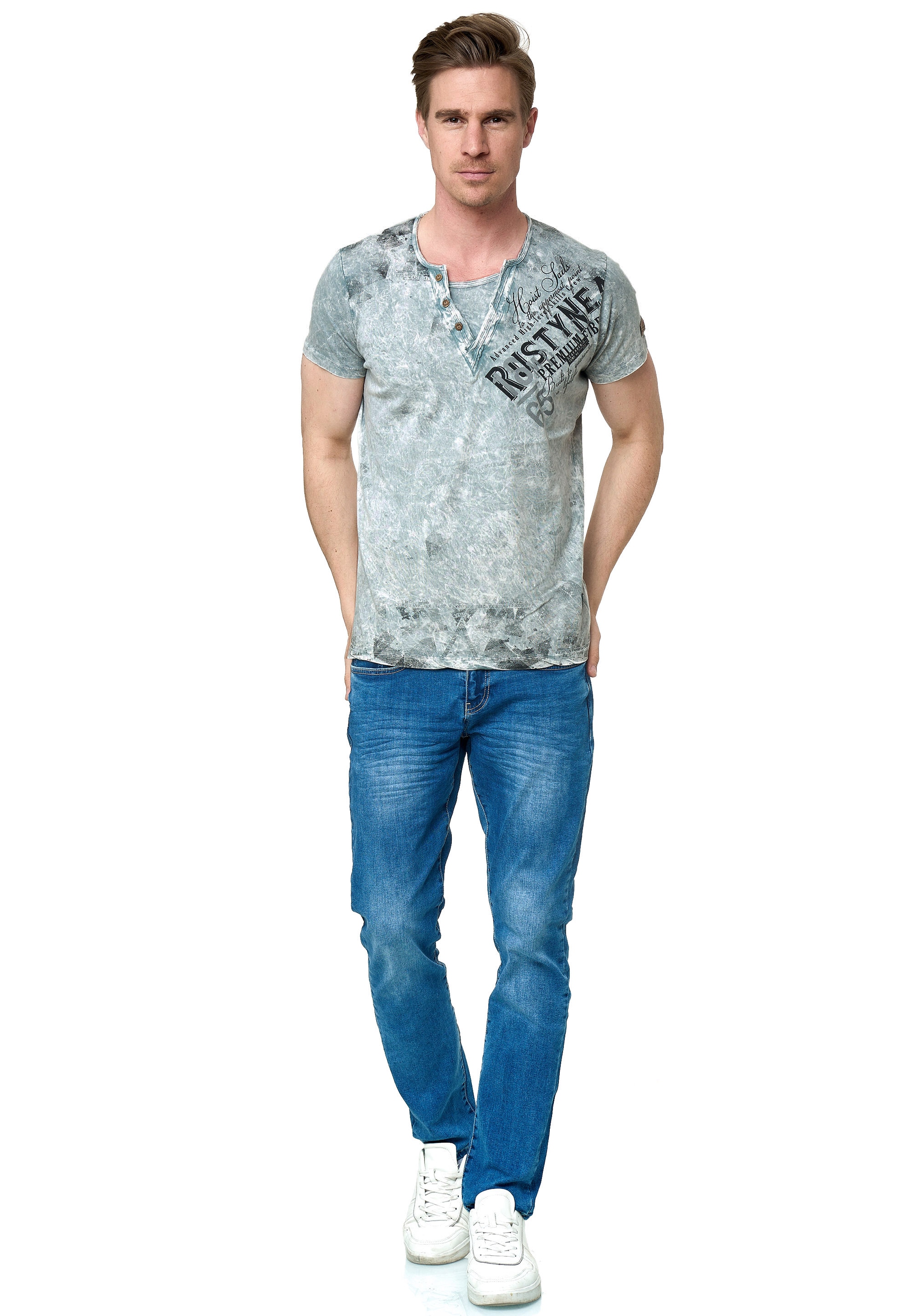 Rusty Neal T-Shirt, im coolen Used-Look-Design günstig online kaufen