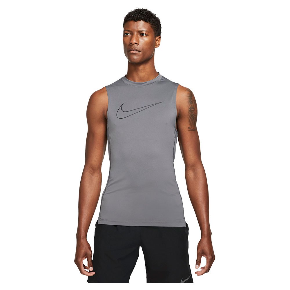 Nike Pro Dri Fit Ärmellos T-shirt XL Iron Grey / Black / Black günstig online kaufen