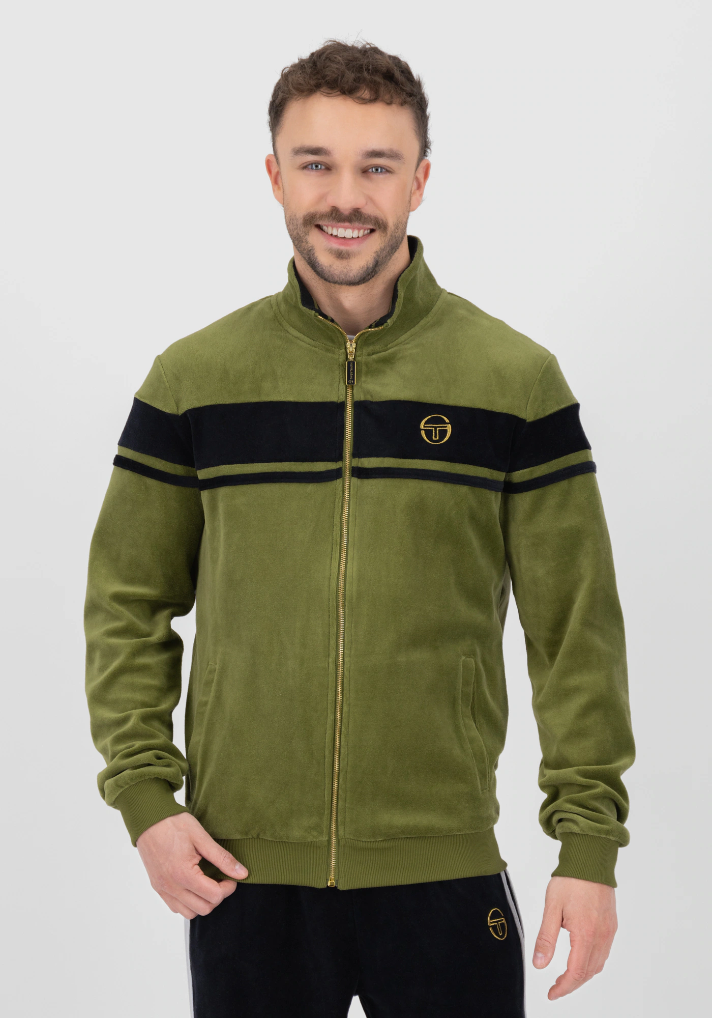 Sergio Tacchini Trainingsjacke "DAMARINDO VELOUR TJ Herren", ohne Kapuze, T günstig online kaufen