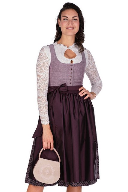 Hammerschmid Dirndl Midi Dirndl 2tlg. - KOFLERSEE - mauve light/aubergine günstig online kaufen