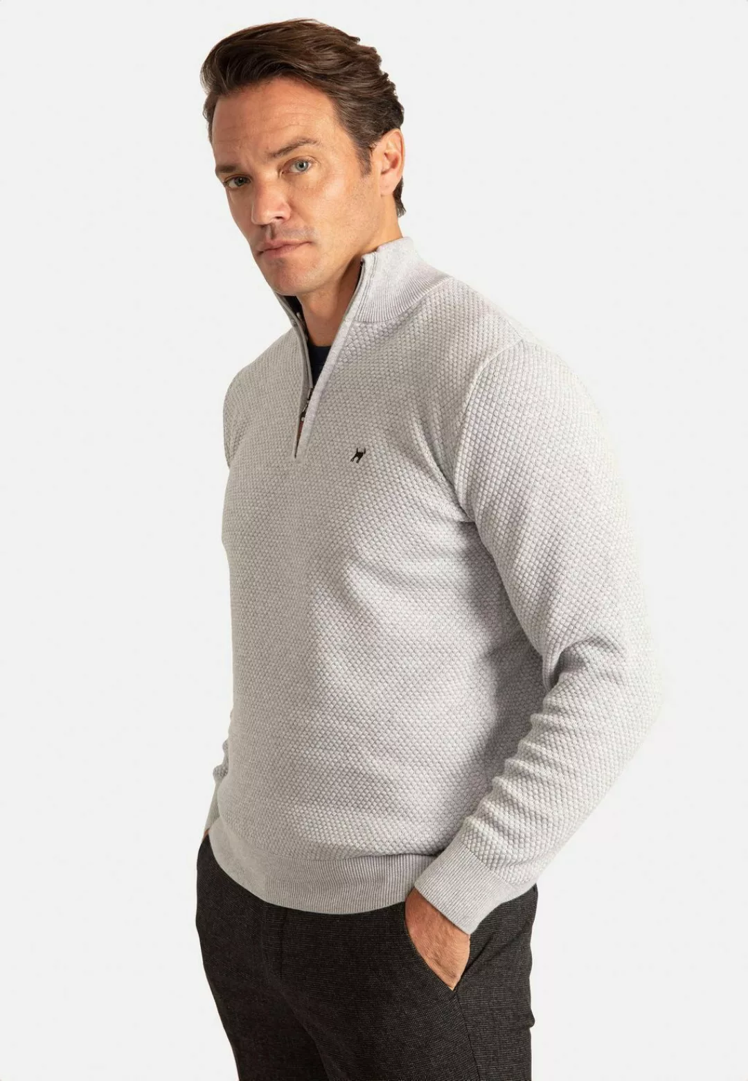 Williot Sweatshirt Half Zip Knitted Pullover günstig online kaufen