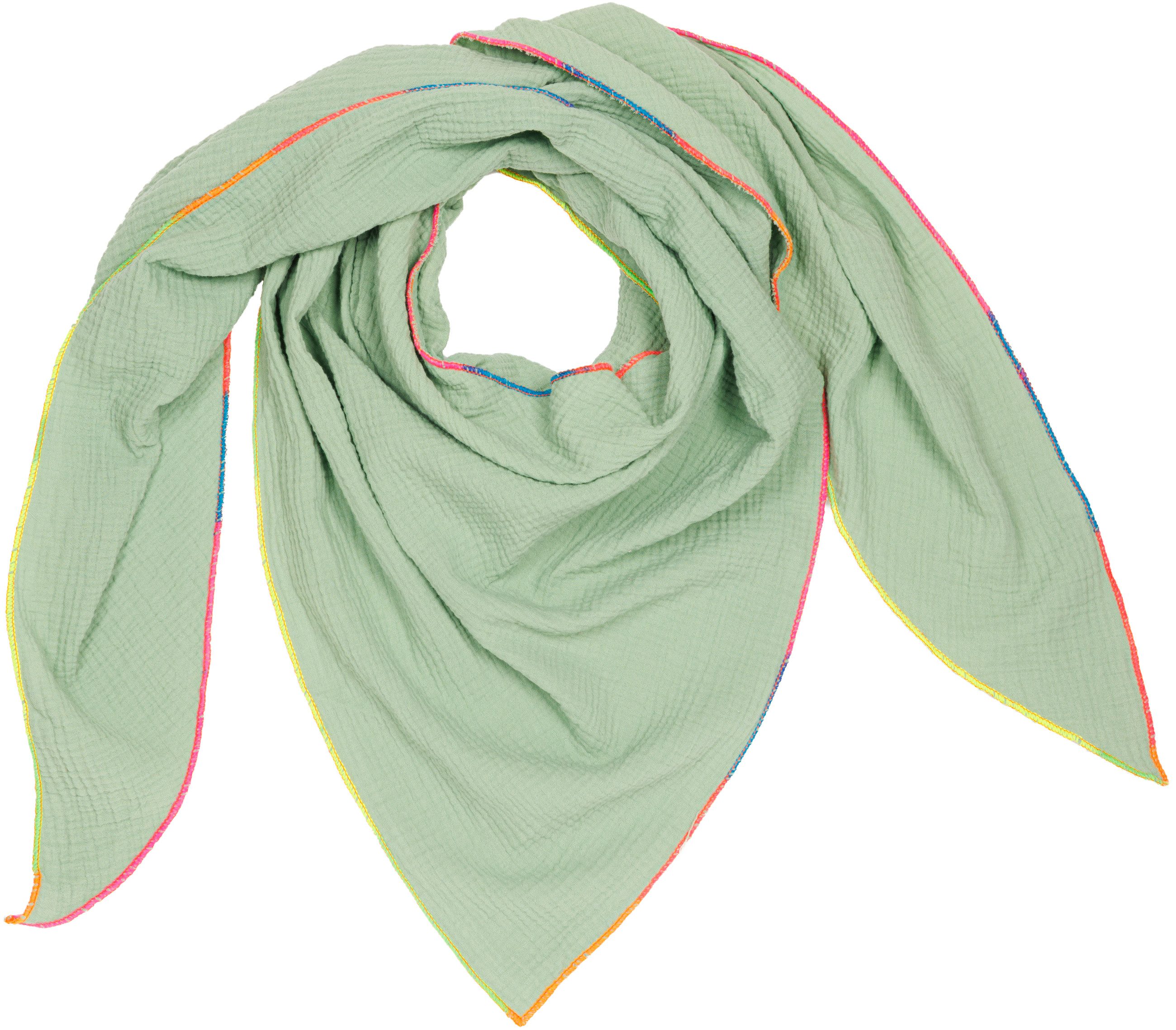 Caspar Modeschal Damen Dreieckstuch Musselin Schal günstig online kaufen