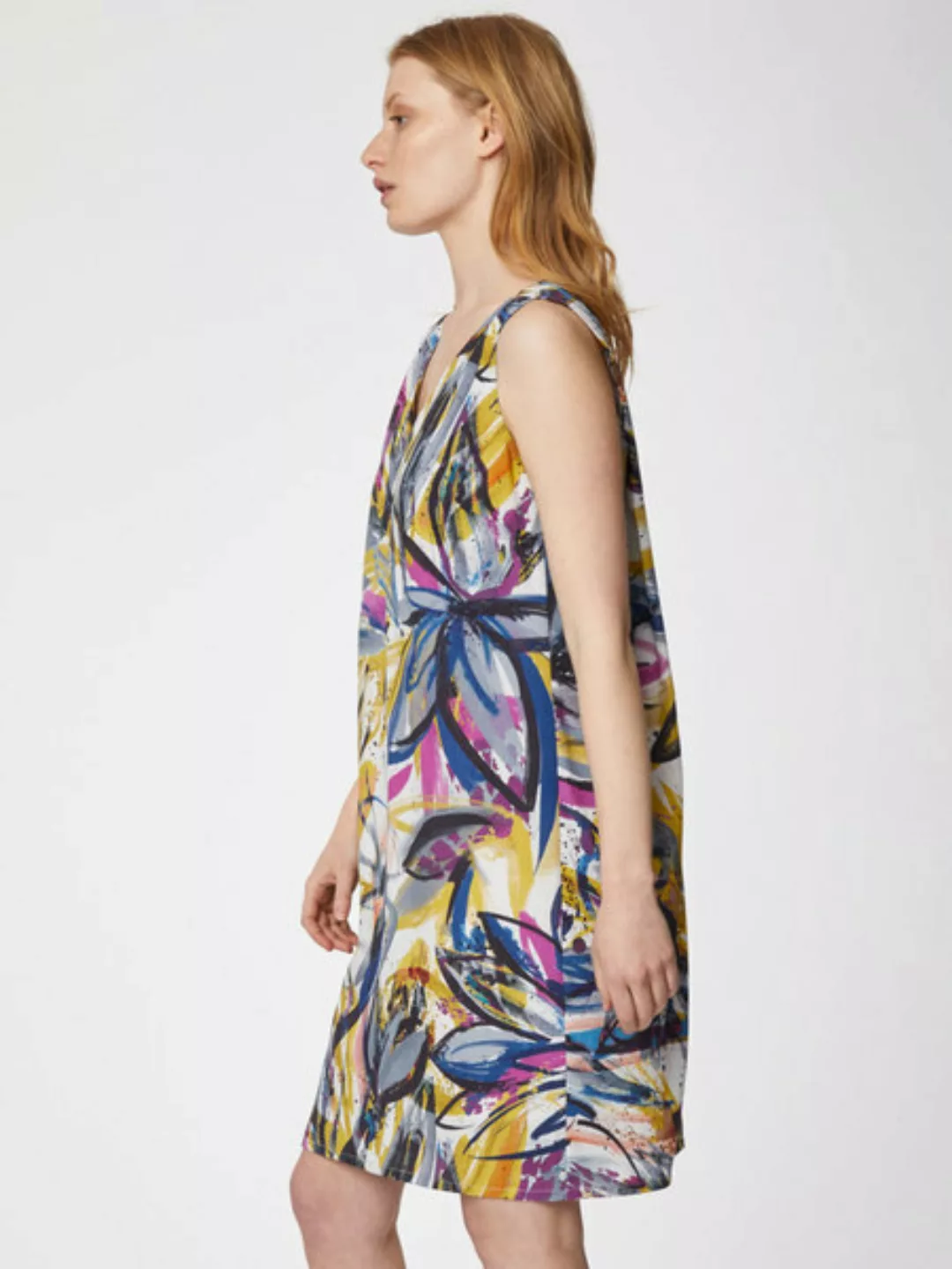 Tencel Print Midi Kleid - Floreale Dress günstig online kaufen