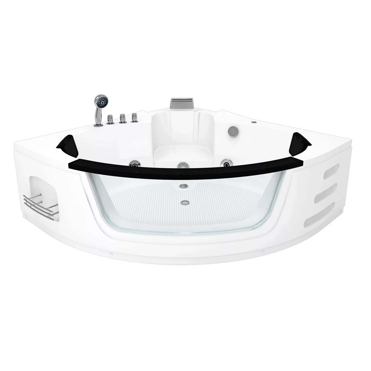 AcquaVapore Whirlpool Pool Badewanne Eckwanne Wanne W05-TH 140x140cm mit Fa günstig online kaufen