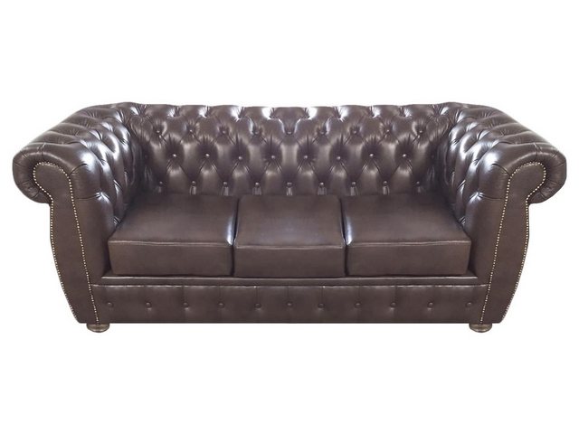 Xlmoebel 3-Sitzer Luxuriöses Chesterfield-Sofa für drei Personen im Wohnzim günstig online kaufen