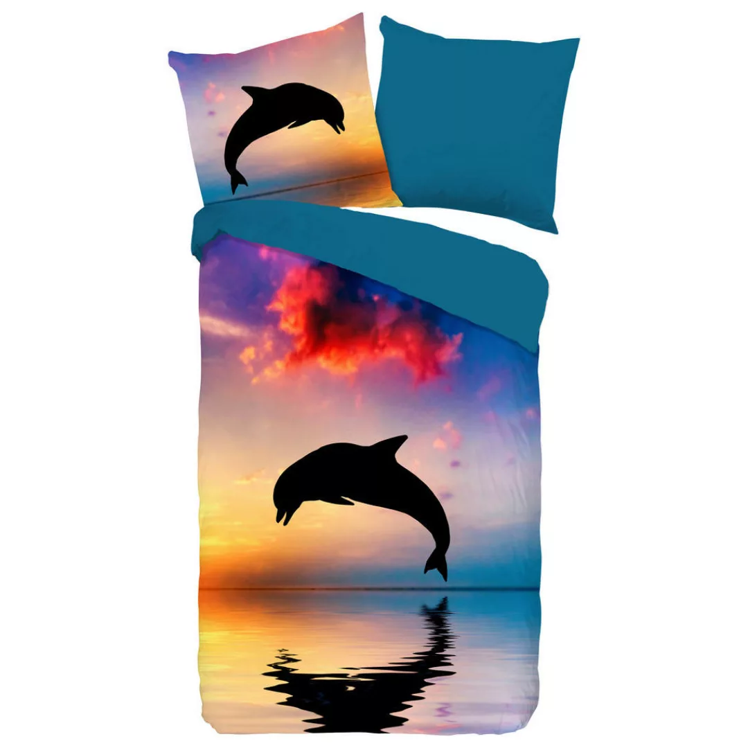 good morning Kinderbettwäsche »Dolphin«, (2 tlg.) günstig online kaufen