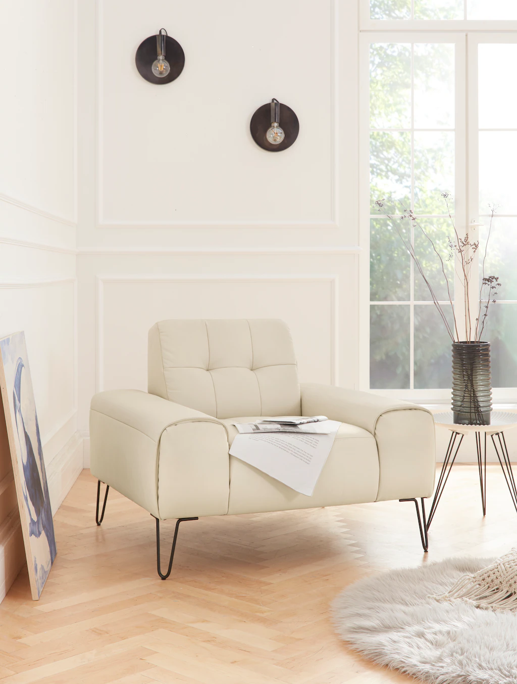 exxpo - sofa fashion Sessel "Taranto, Loungesessel" günstig online kaufen