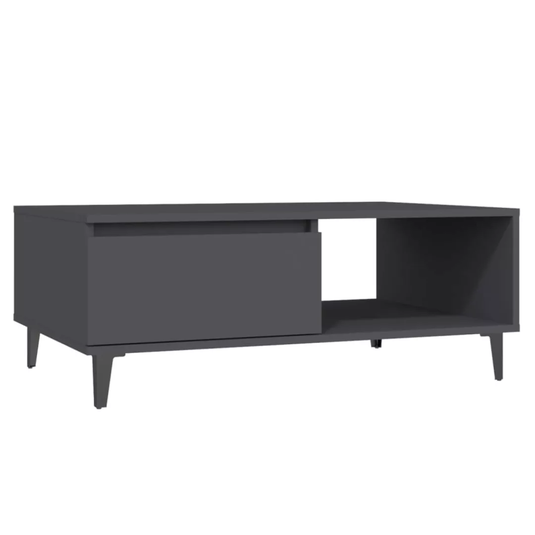 Couchtisch Grau 90x60x35 Cm Spanplatte günstig online kaufen