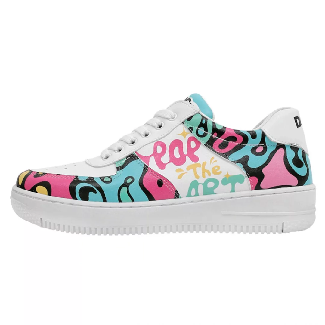 DOGO Sneaker "Damen Dice Sneakers Pop the Art Vegan Damen Sneaker / female" günstig online kaufen