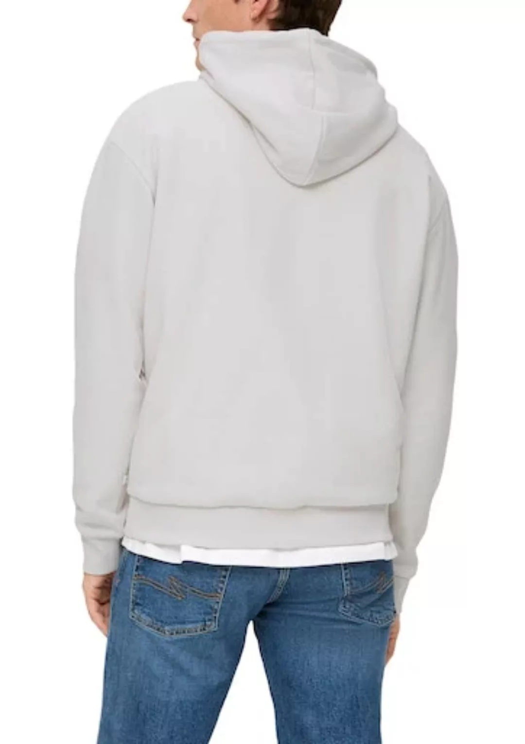 QS Kapuzensweatshirt mit einer Kängurutasche günstig online kaufen
