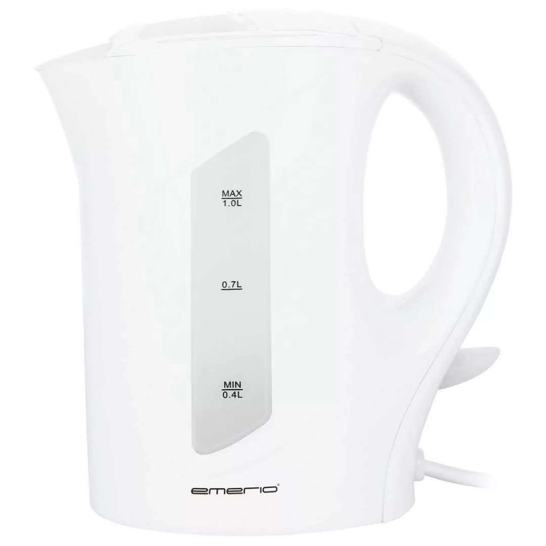 Emerio Wasserkocher WK-121616 weiß Kunststoff ca. 1 l günstig online kaufen