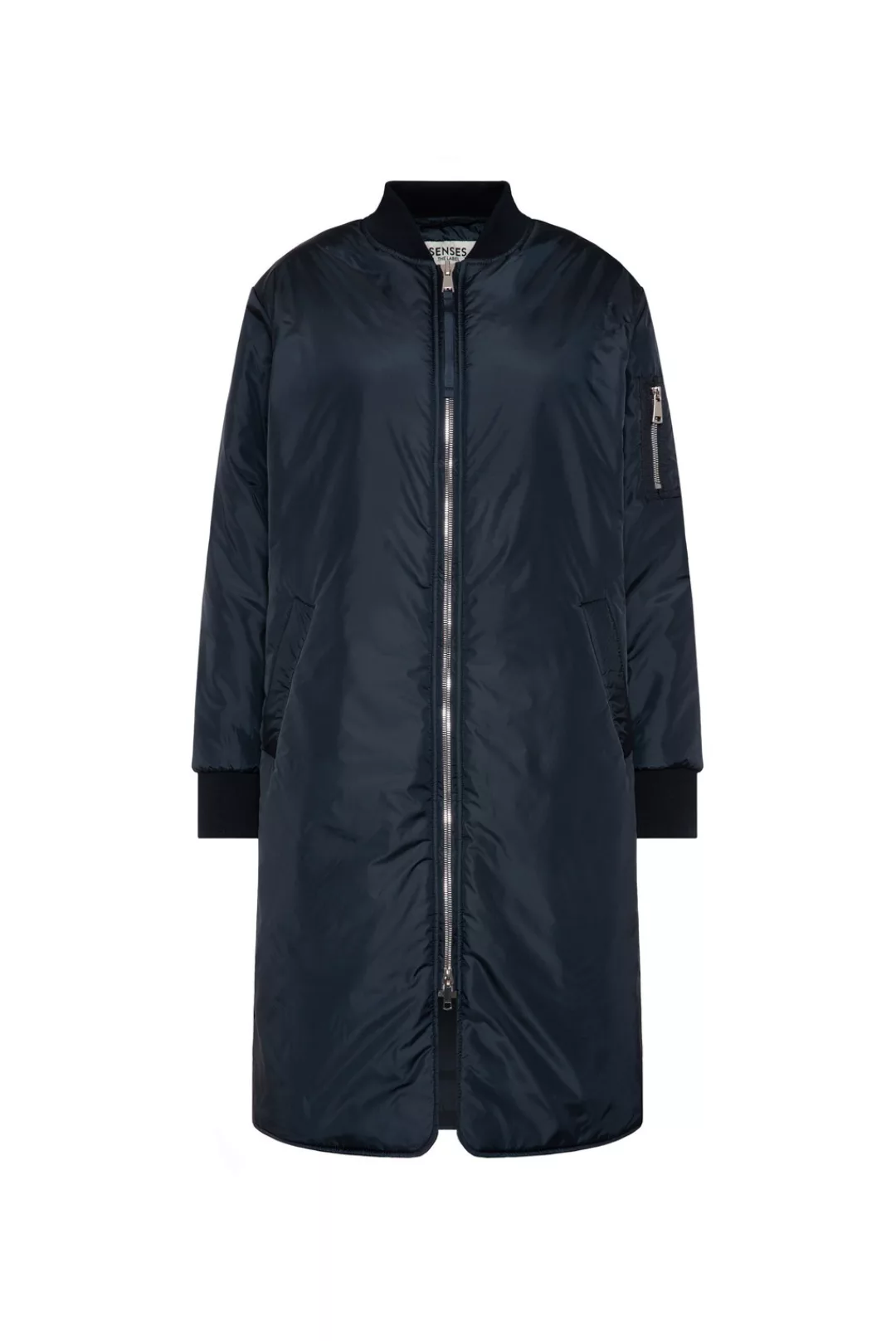 SENSES.THE LABEL Langjacke, ohne Kapuze, mit Two-Way-Zipper günstig online kaufen