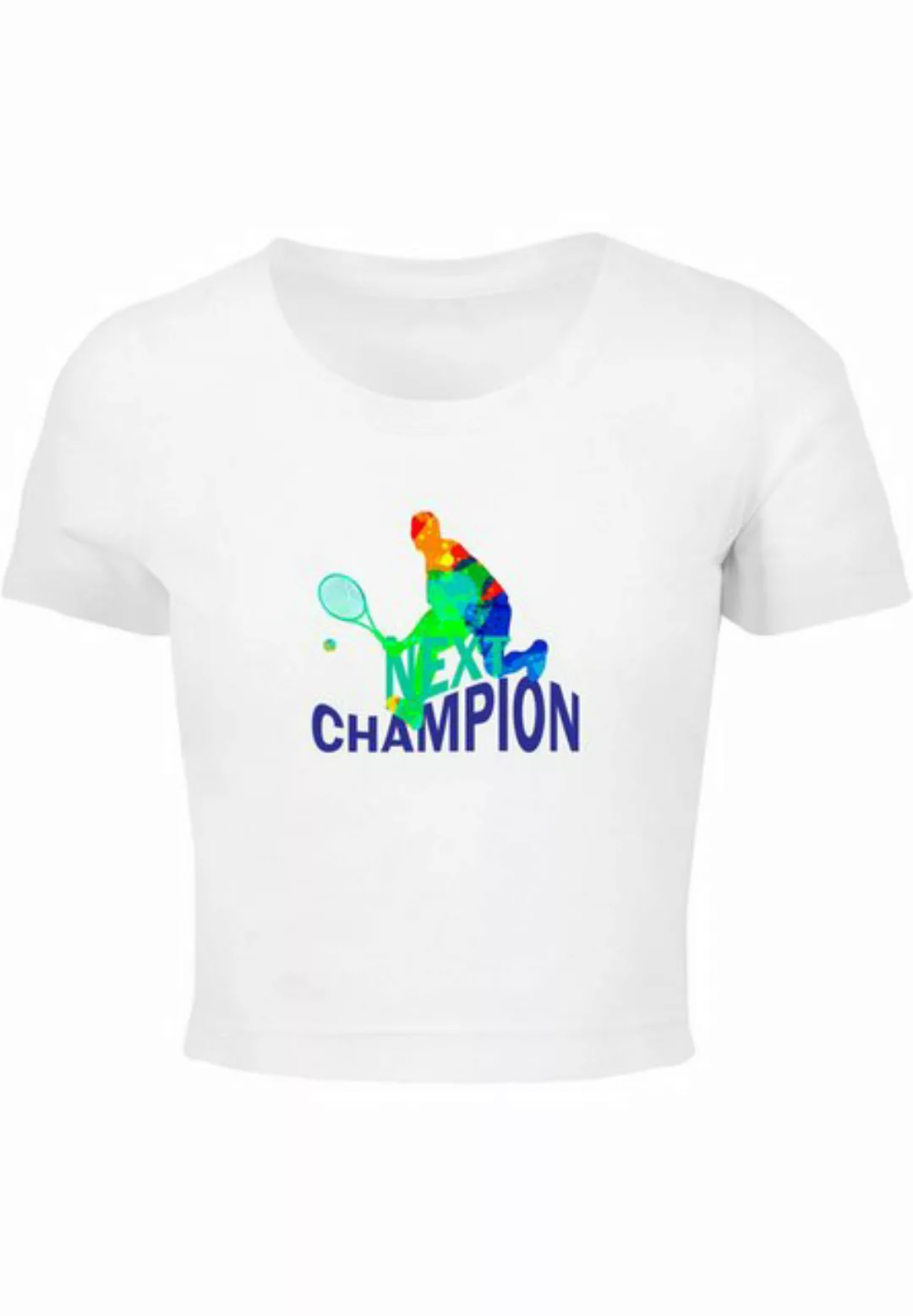 Merchcode T-Shirt Merchcode Damen Ladies Next Champion Cropped Tee (1-tlg) günstig online kaufen