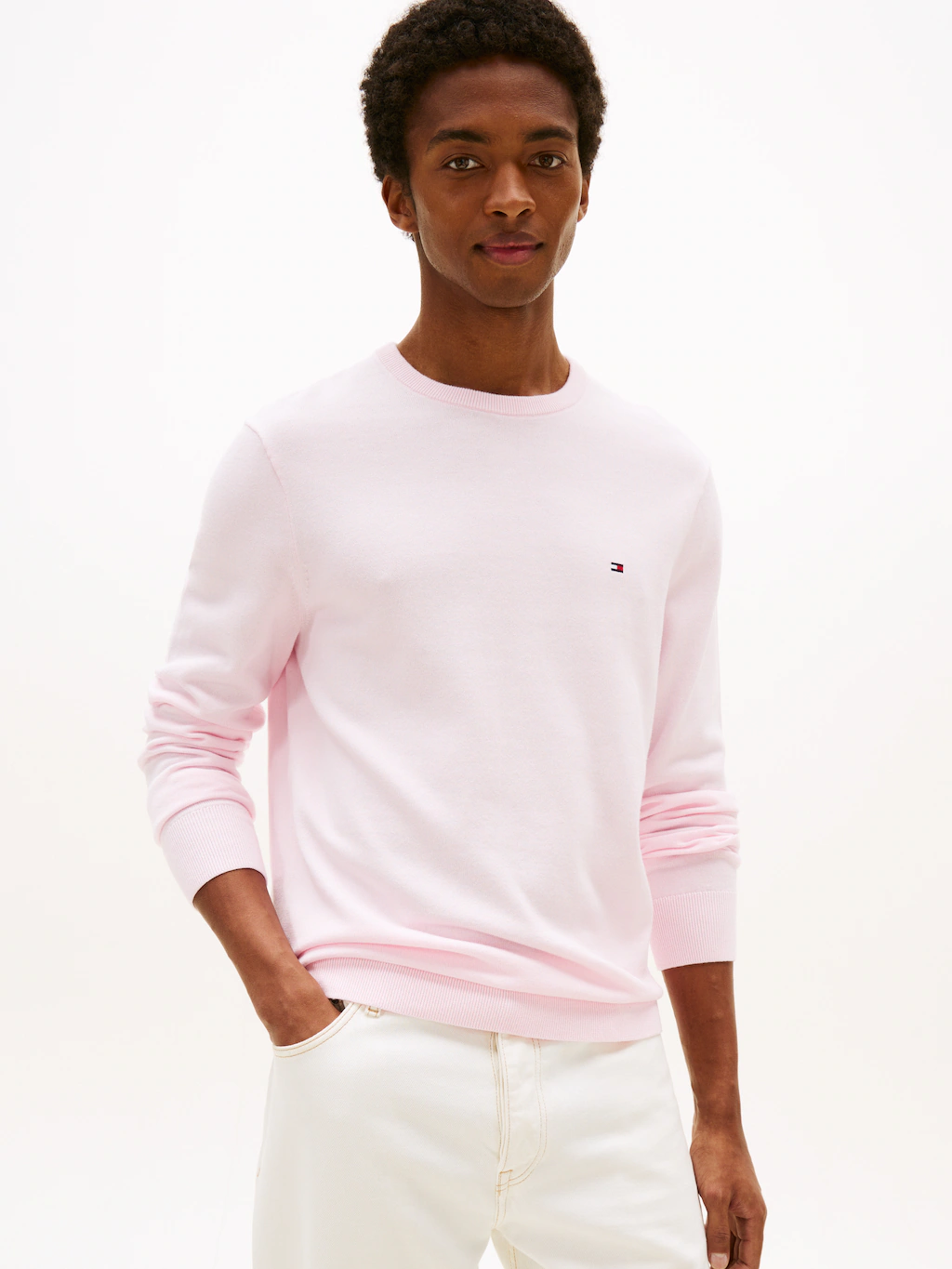Tommy Hilfiger Rundhalspullover ESSENTIAL COTTON CREW günstig online kaufen