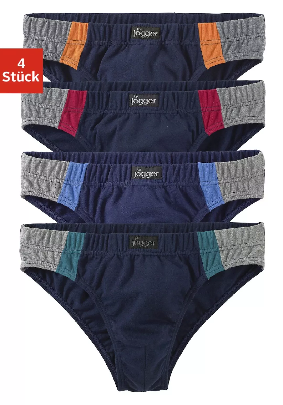 le jogger Slip, (Packung, 4 St.) günstig online kaufen