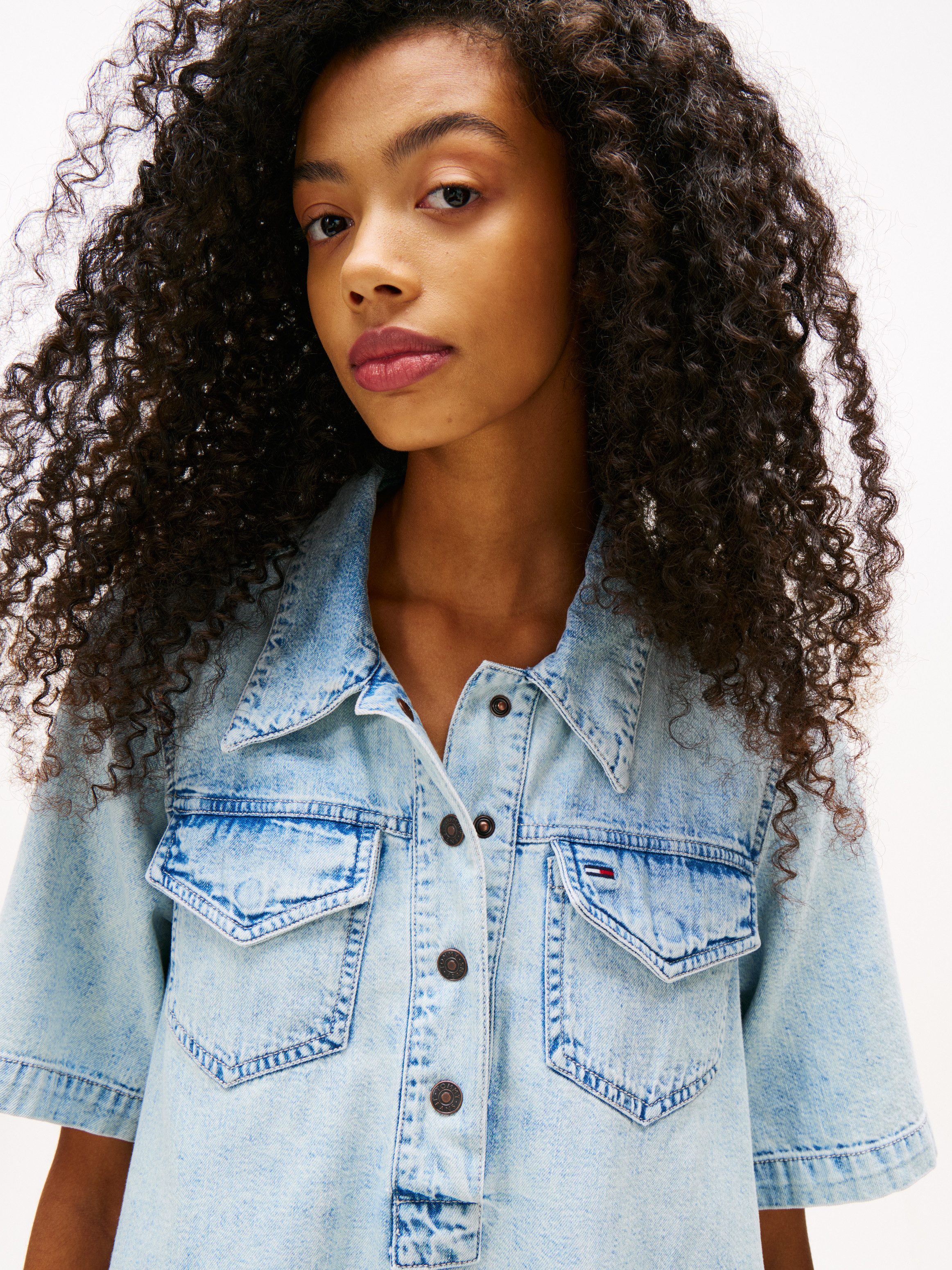 Tommy Jeans Jeanskleid "A-LINE DENIM DRESS EXT" günstig online kaufen