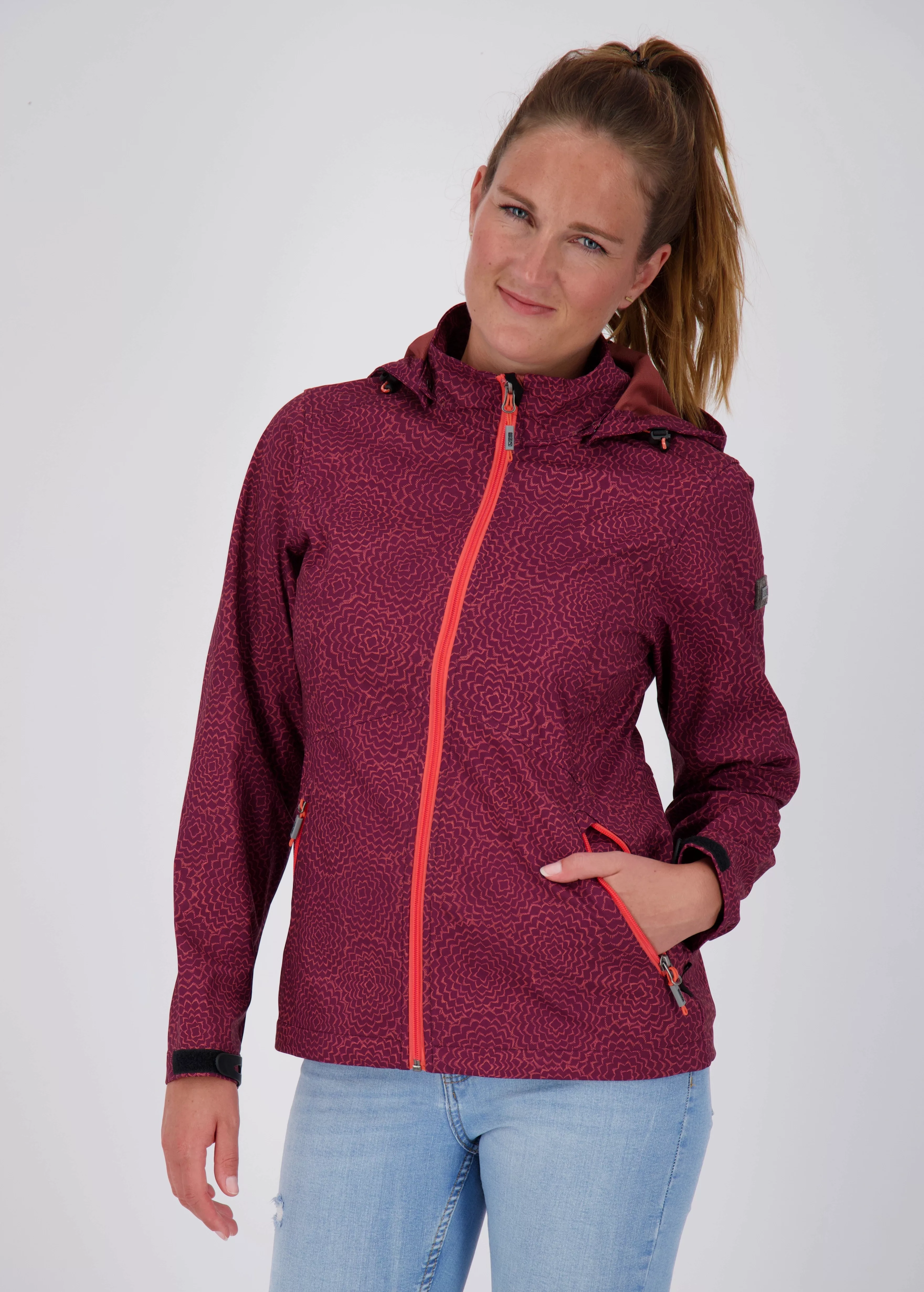 LPO Softshelljacke "SHELBY PEAK II", leichte Softshelljacke mit All-Over-Pr günstig online kaufen