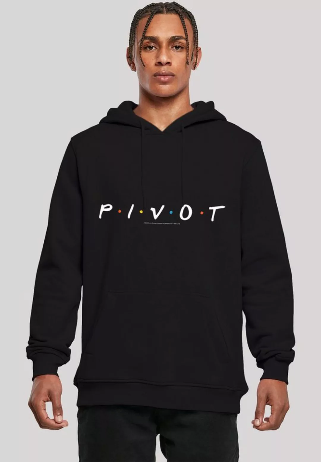 F4NT4STIC Sweatshirt "FRIENDS TV Serie Pivot Logo BLK", Herren,Premium Merc günstig online kaufen