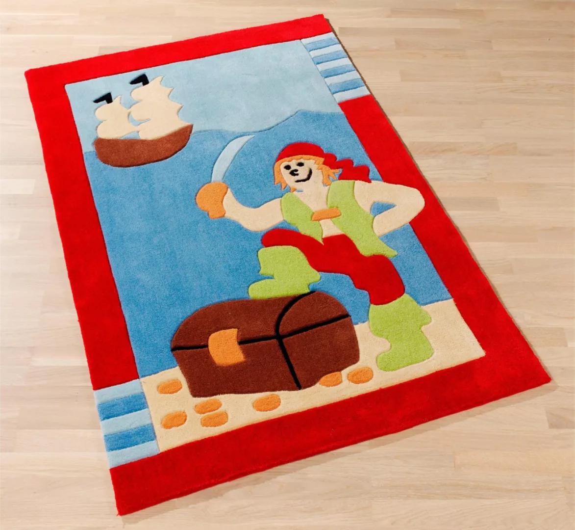 Böing Carpet Kinderteppich »Kids 1364«, rechteckig, Konturenschnitt, Kinder günstig online kaufen
