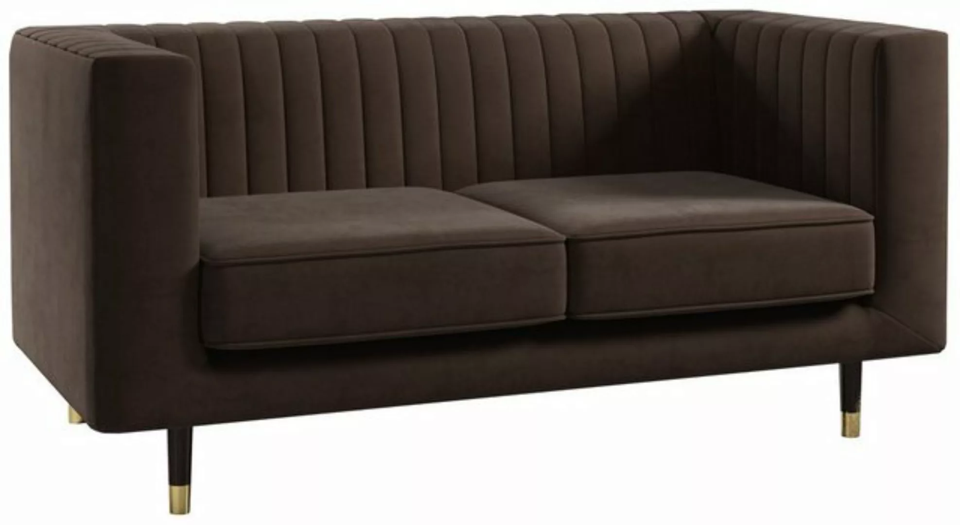 MKS MÖBEL Sofa ELMO 2, Ein freistehendes Zweisitzer-Sofa, Modern Stil, hohe günstig online kaufen