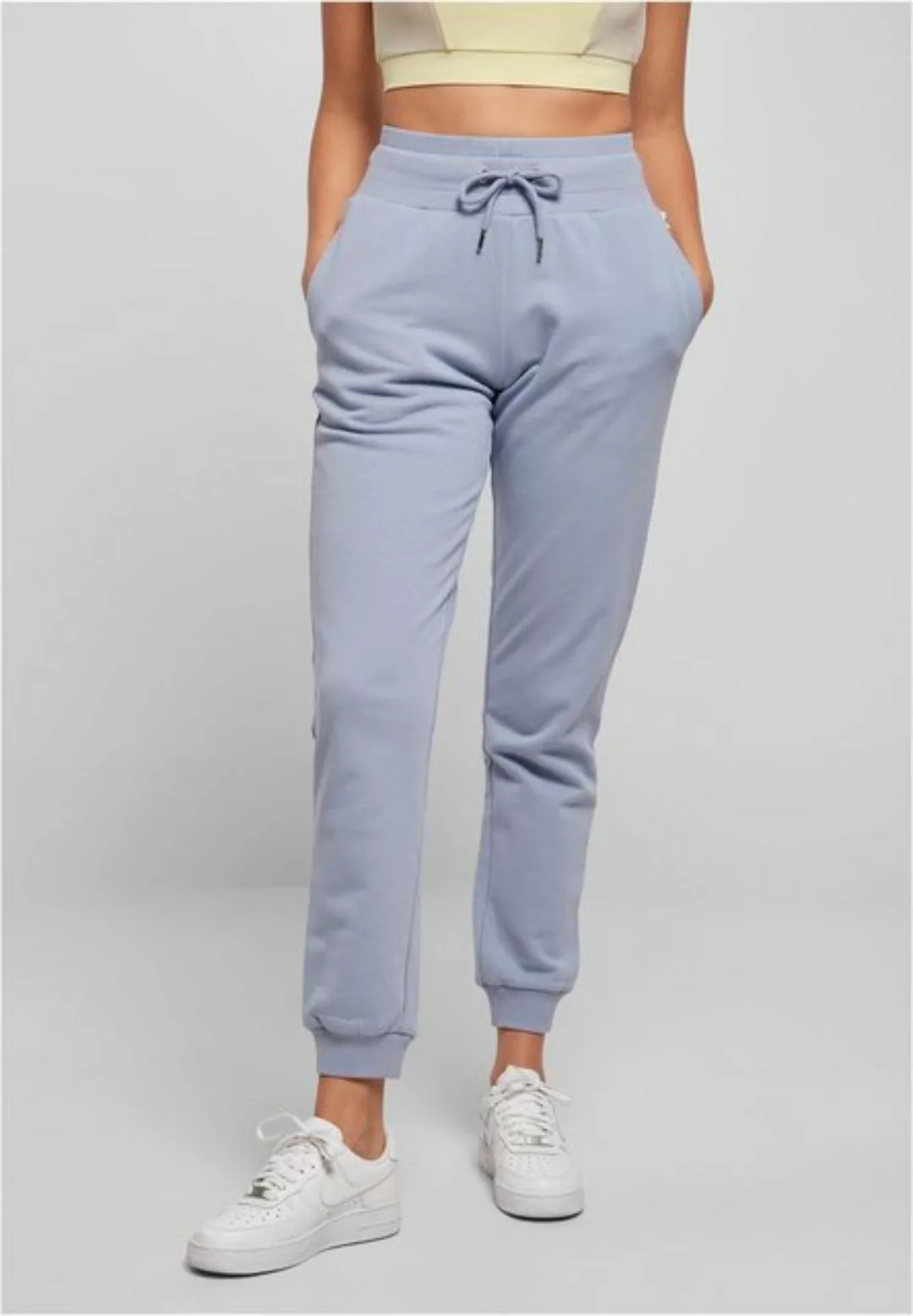 URBAN CLASSICS Stoffhose Damen Ladies Organic High Waist Sweat Pants (1-tlg günstig online kaufen