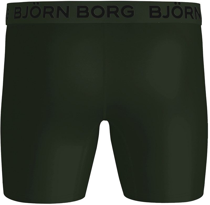 Bjorn Borg Performance Boxershorts 3-Pack Grün - Größe XL günstig online kaufen