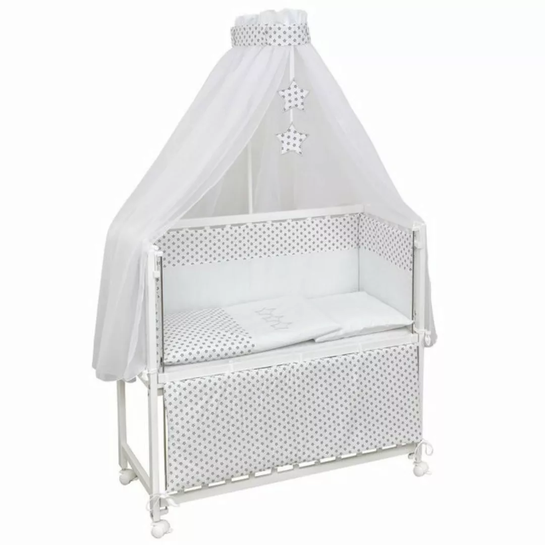 Baby-Delux Beistellbett Babybett Little Stars, Stillbett 90x40 weiß höhenve günstig online kaufen