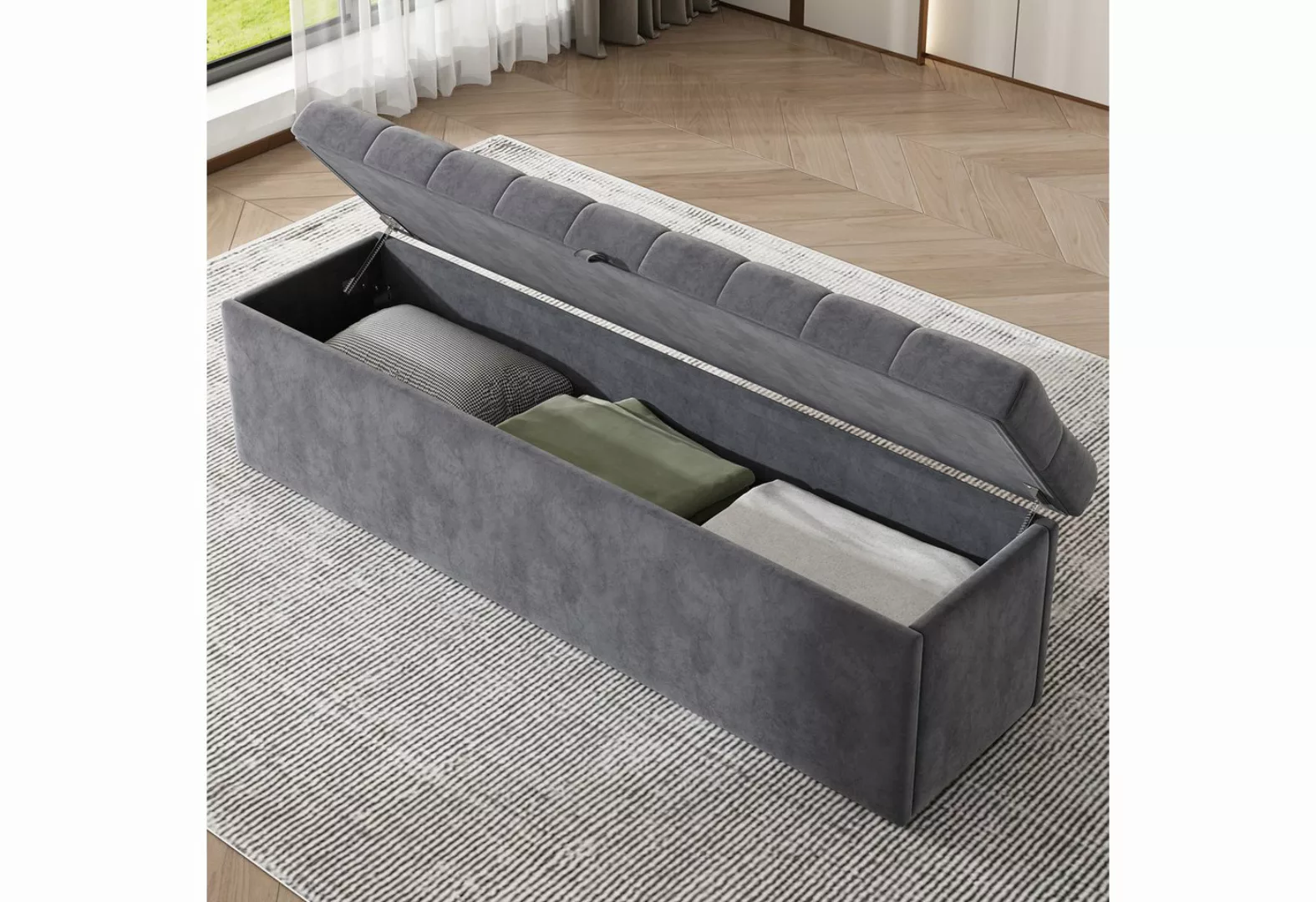 MODFU Polsterbett Doppelbett (138 x 41 x 42 cm) günstig online kaufen