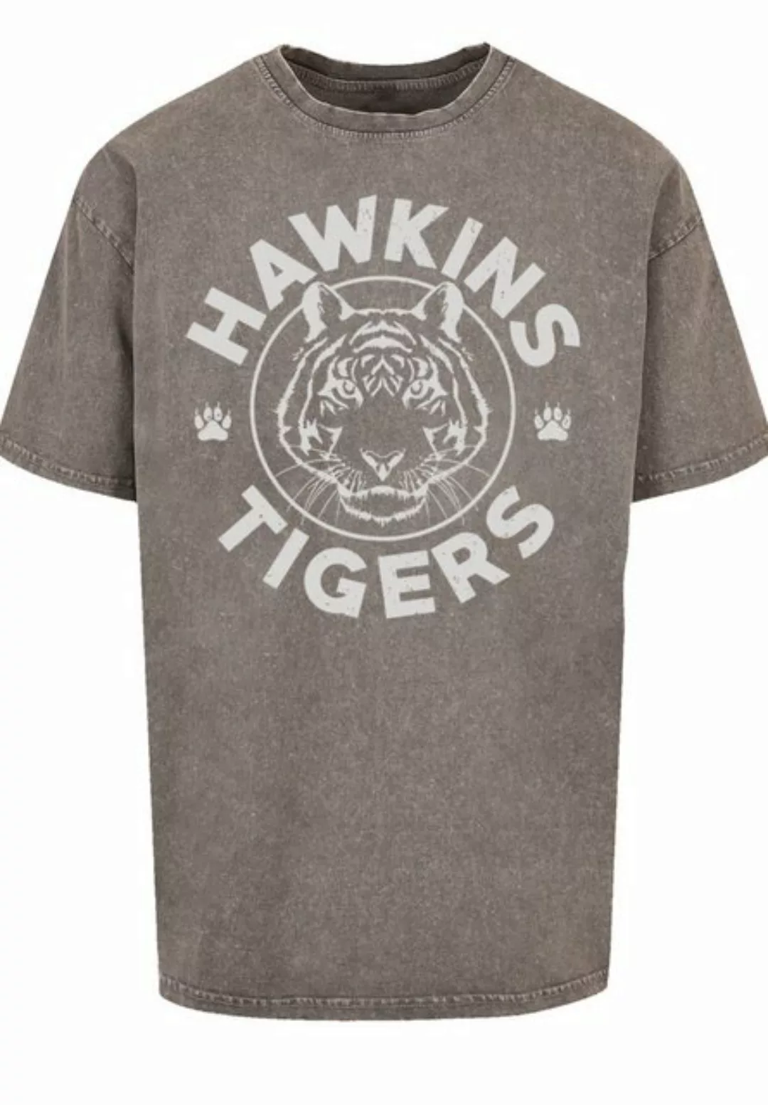 F4NT4STIC T-Shirt Stranger Things Hawkins Grey Tiger Netflix Premium Qualit günstig online kaufen