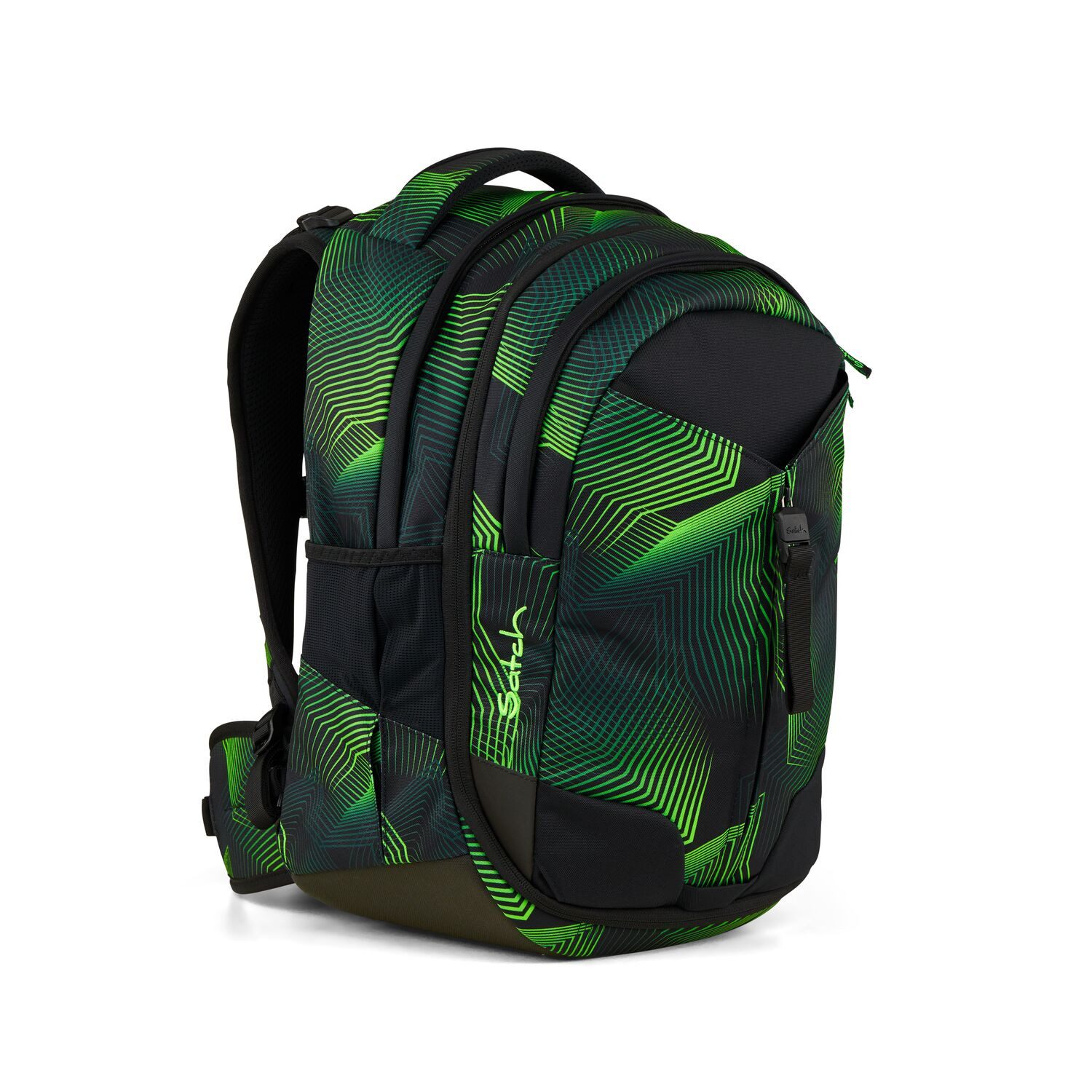 Satch Schulranzen Schulrucksack MATCH Seismic Green, günstig online kaufen