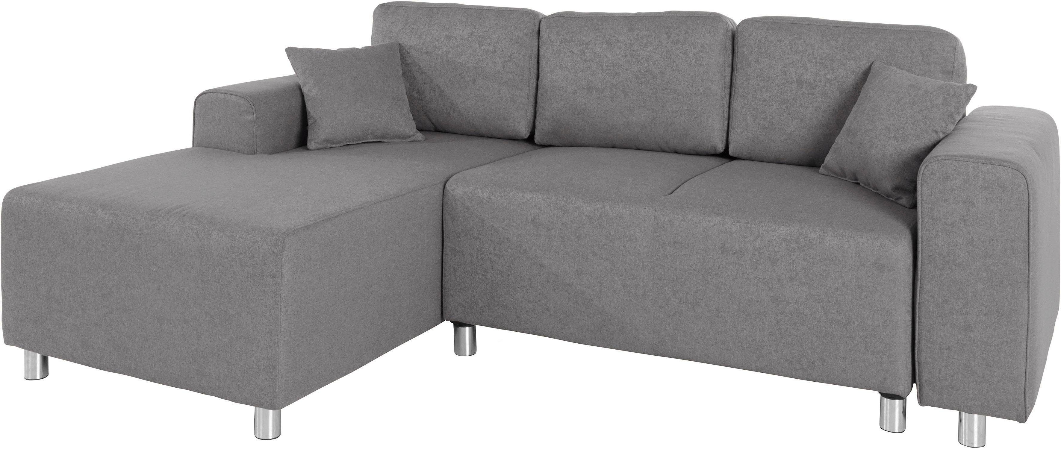 Home affaire Ecksofa "Györ", L-Form, wahlweise mit Bettfunktion und Bettkas günstig online kaufen