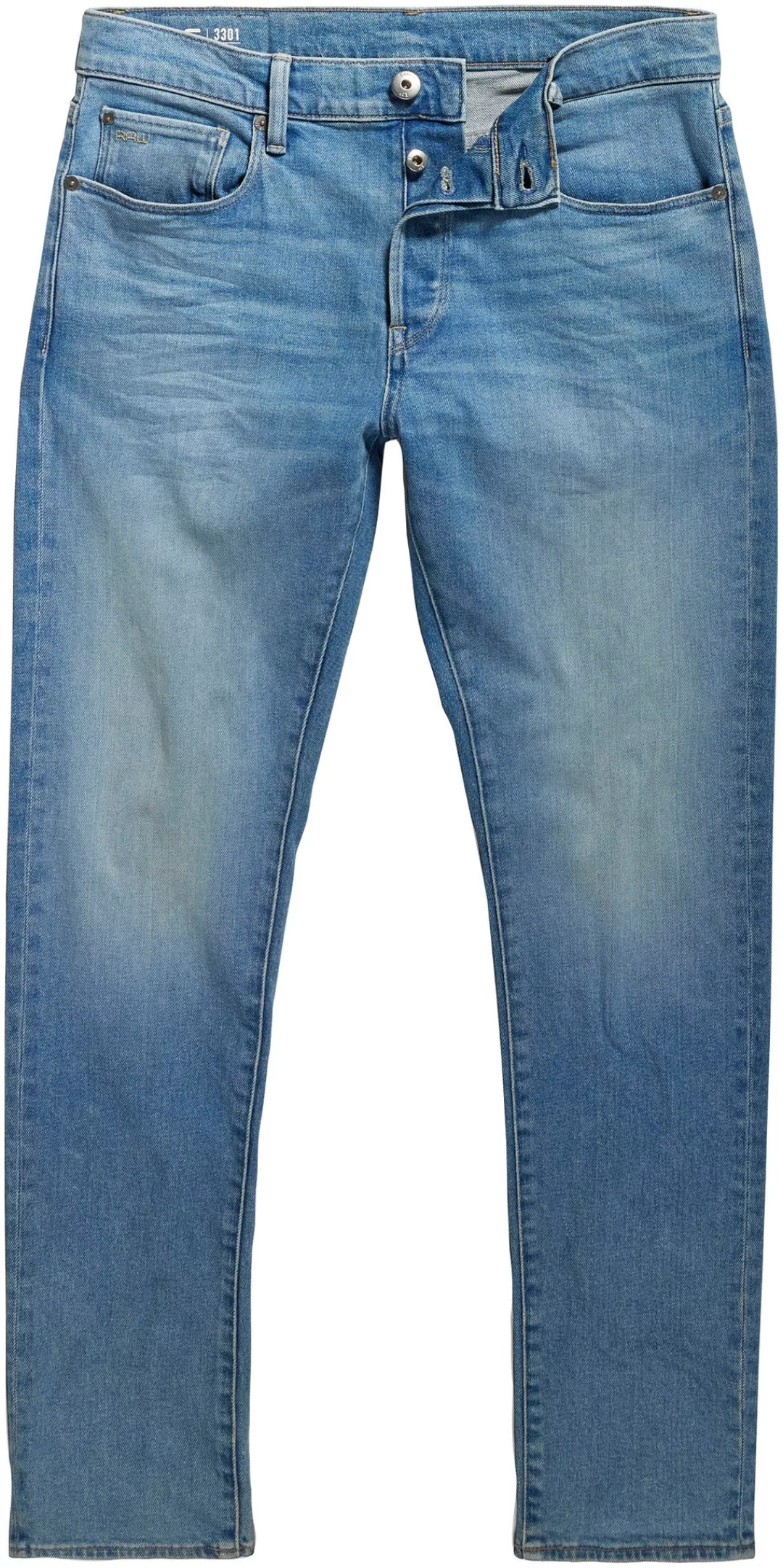 G-Star RAW Slim-fit-Jeans 3301 Slim mit toller Waschung und Elasthan günstig online kaufen