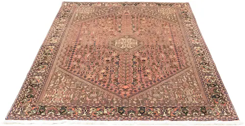 morgenland Wollteppich »Abadeh Teppich handgeknüpft terrakotta«, rechteckig günstig online kaufen