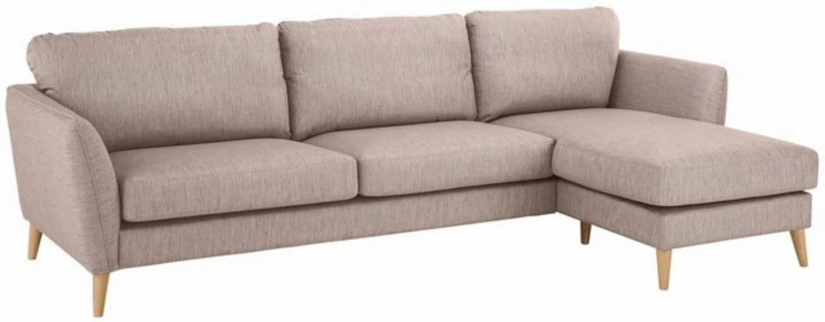 Home affaire Ecksofa MARSEILLE (279/152cm),L-Form, Rec. rechts/links, Massi günstig online kaufen