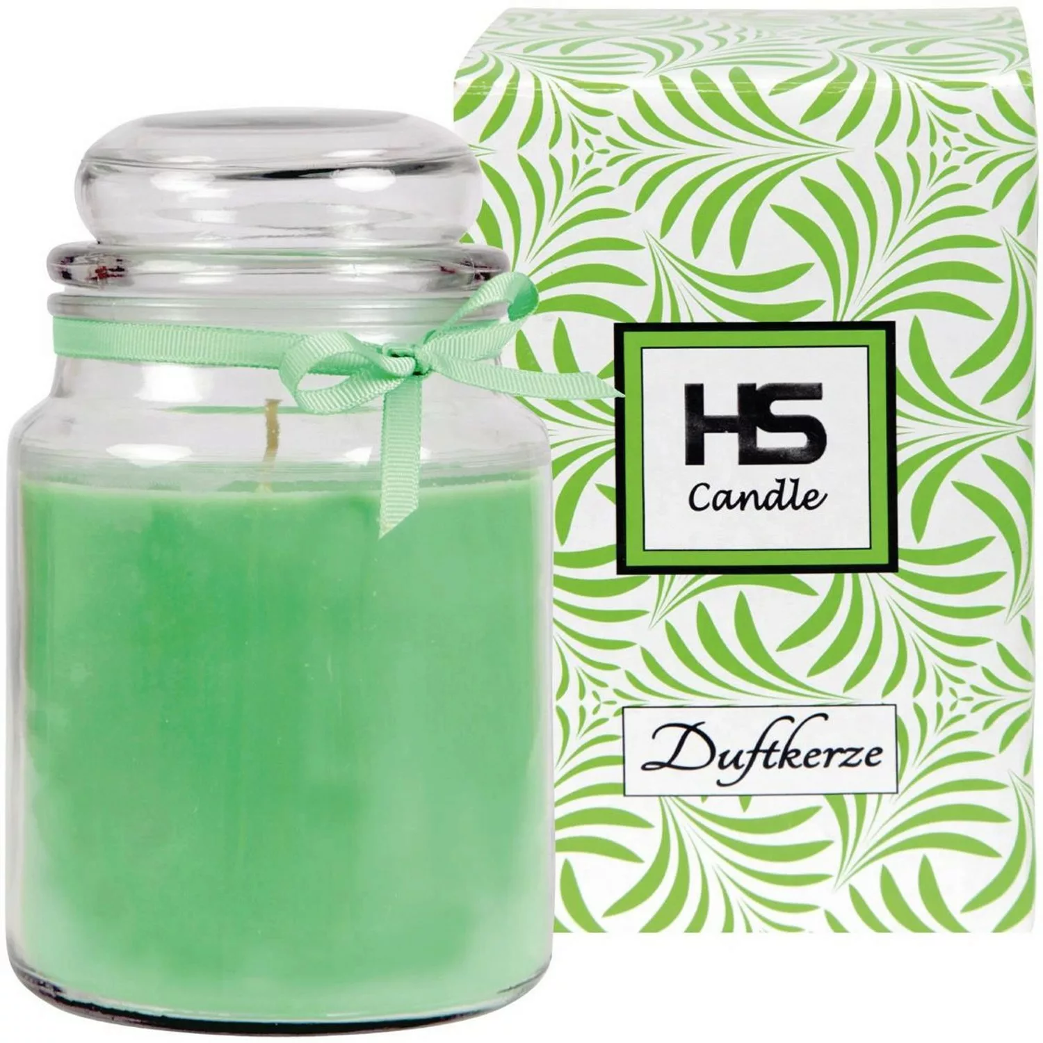 HS Candle Duftkerze & Bonbon Glas Ø10cm Coconut Limes günstig online kaufen