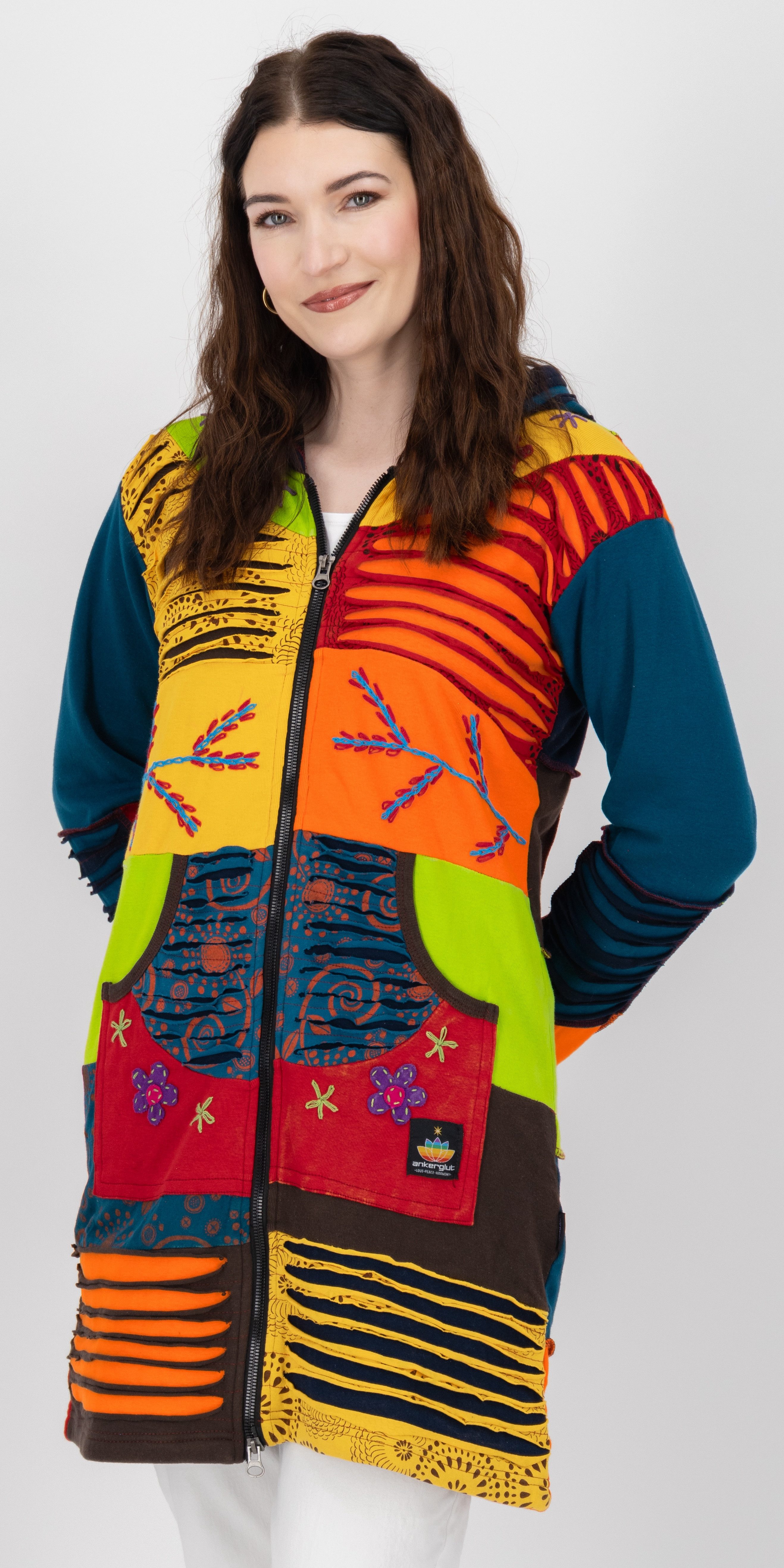ankerglut Kurzmantel Multicolor ANKERGLUT FLOWER POWER günstig online kaufen