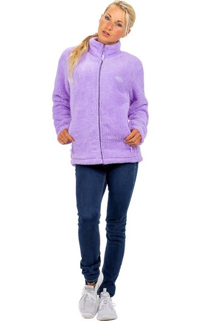 Reichstadt Fleecejacke Kuschelige Flauschige Jacke 22RSW002 Purple 4XL mit günstig online kaufen