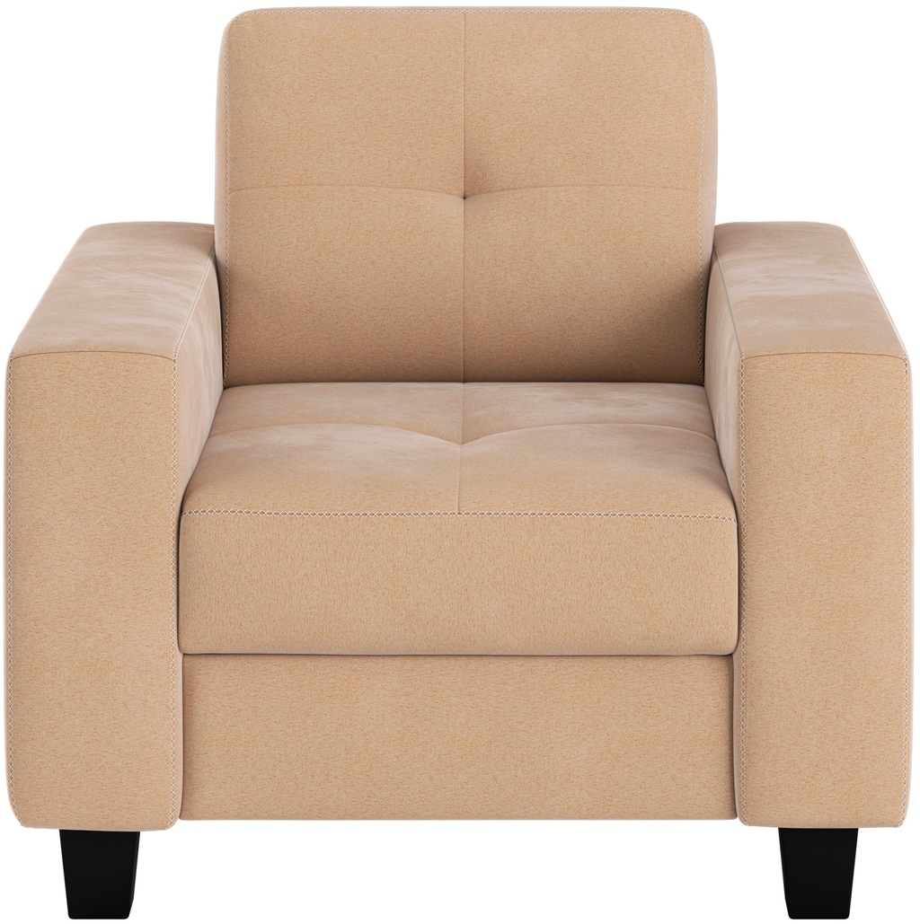 Places of Style Sessel "Varese", Kreuznaht in beige günstig online kaufen