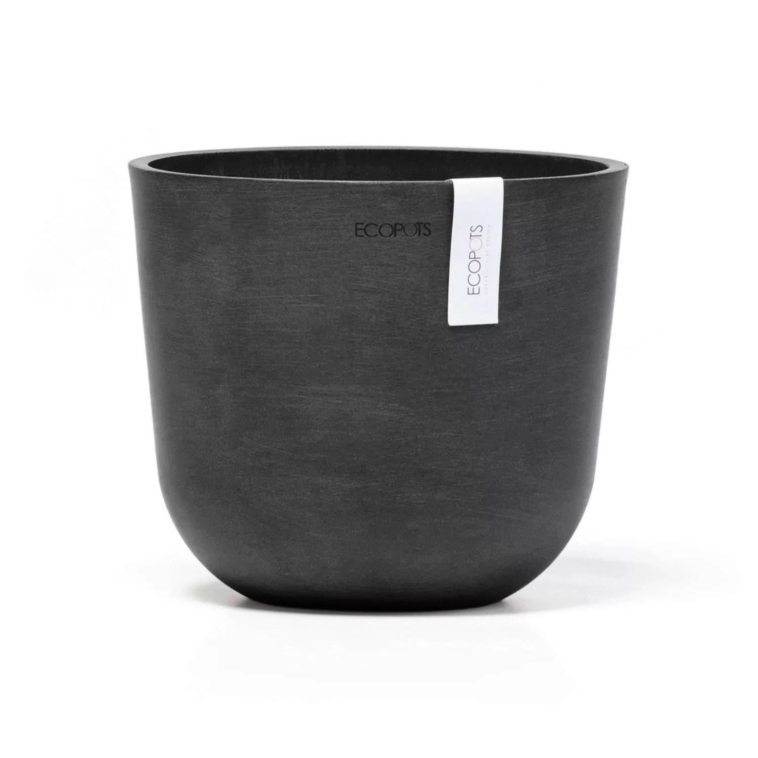 Ecopots Pflanztopf Oslo Mini Dunkelgrau 19 cm x 16,5 cm günstig online kaufen