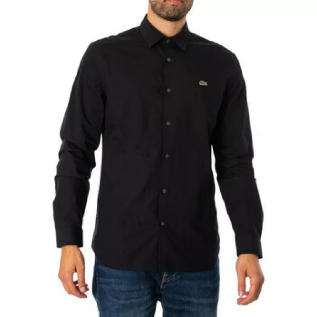 Lacoste  Hemdbluse Schmales Logo-Shirt günstig online kaufen