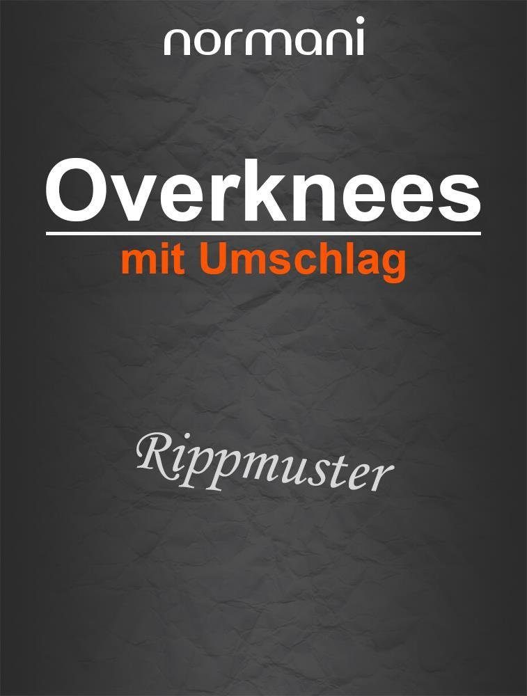 normani Overknees 2 Paar Overknees gerippt günstig online kaufen