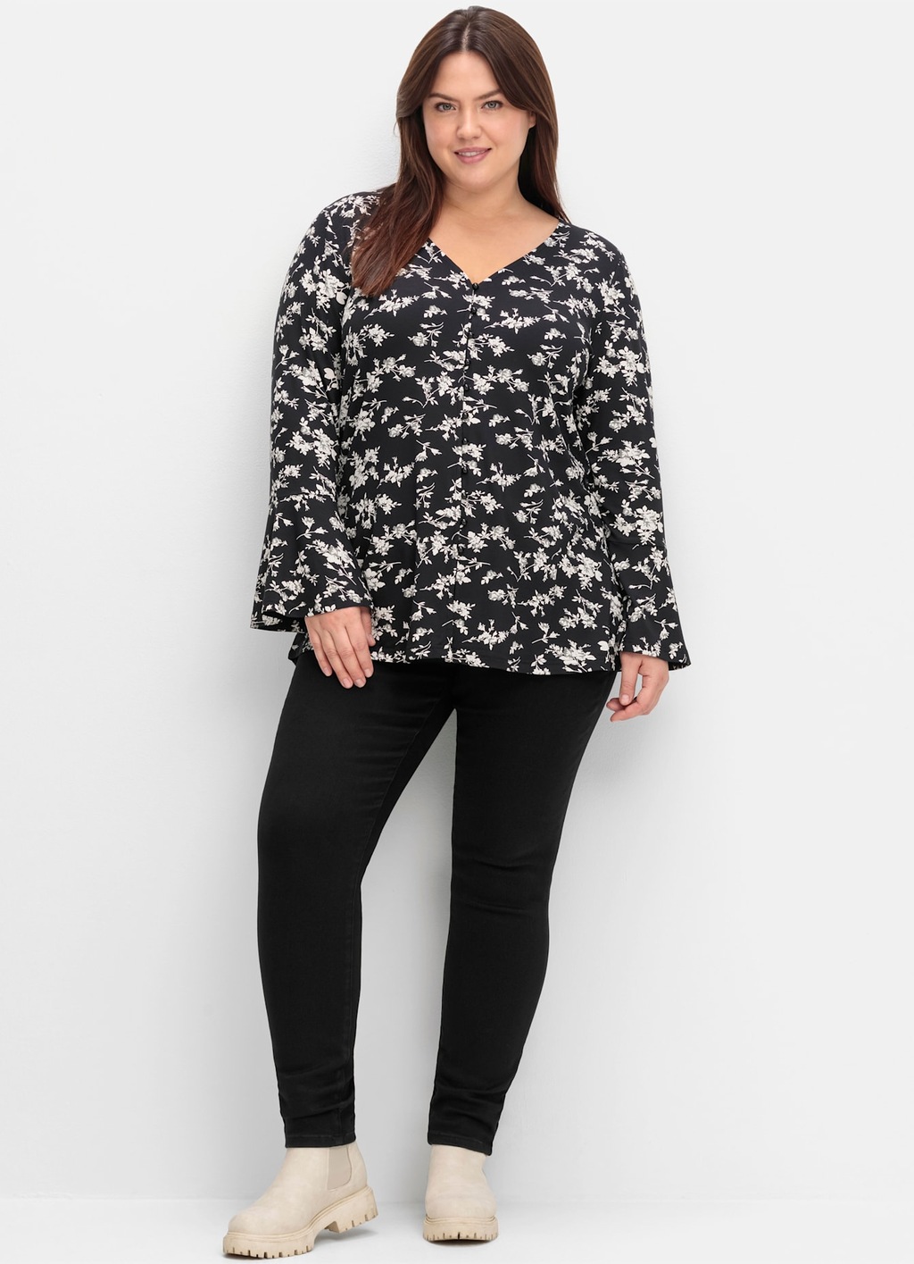 sheego by Joe Browns Langarmshirt "Langarmshirt", (1 tlg.) günstig online kaufen