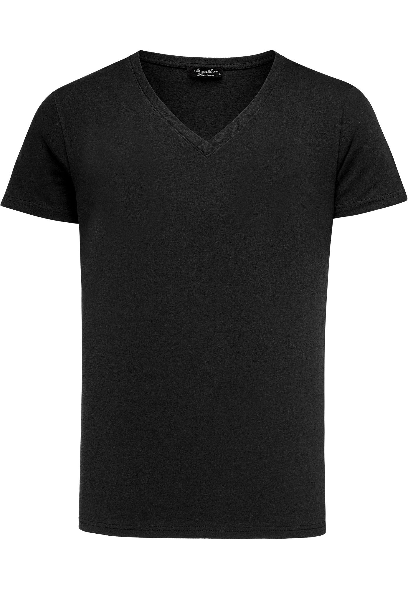 Amaci&Sons T-Shirt EUGENE Basic T-Shirt mit günstig online kaufen