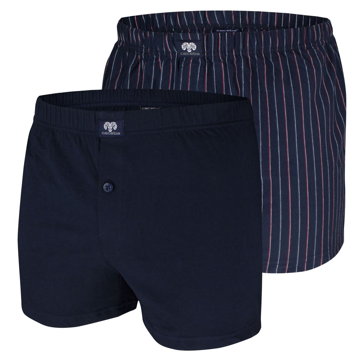 Ceceba Boxershorts aus Baumwoll-Jersey, Doppelpack günstig online kaufen