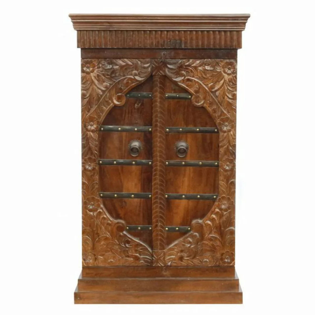 Oriental Galerie Mehrzweckschrank Brauner Schrank Padma Indien 130 cm günstig online kaufen