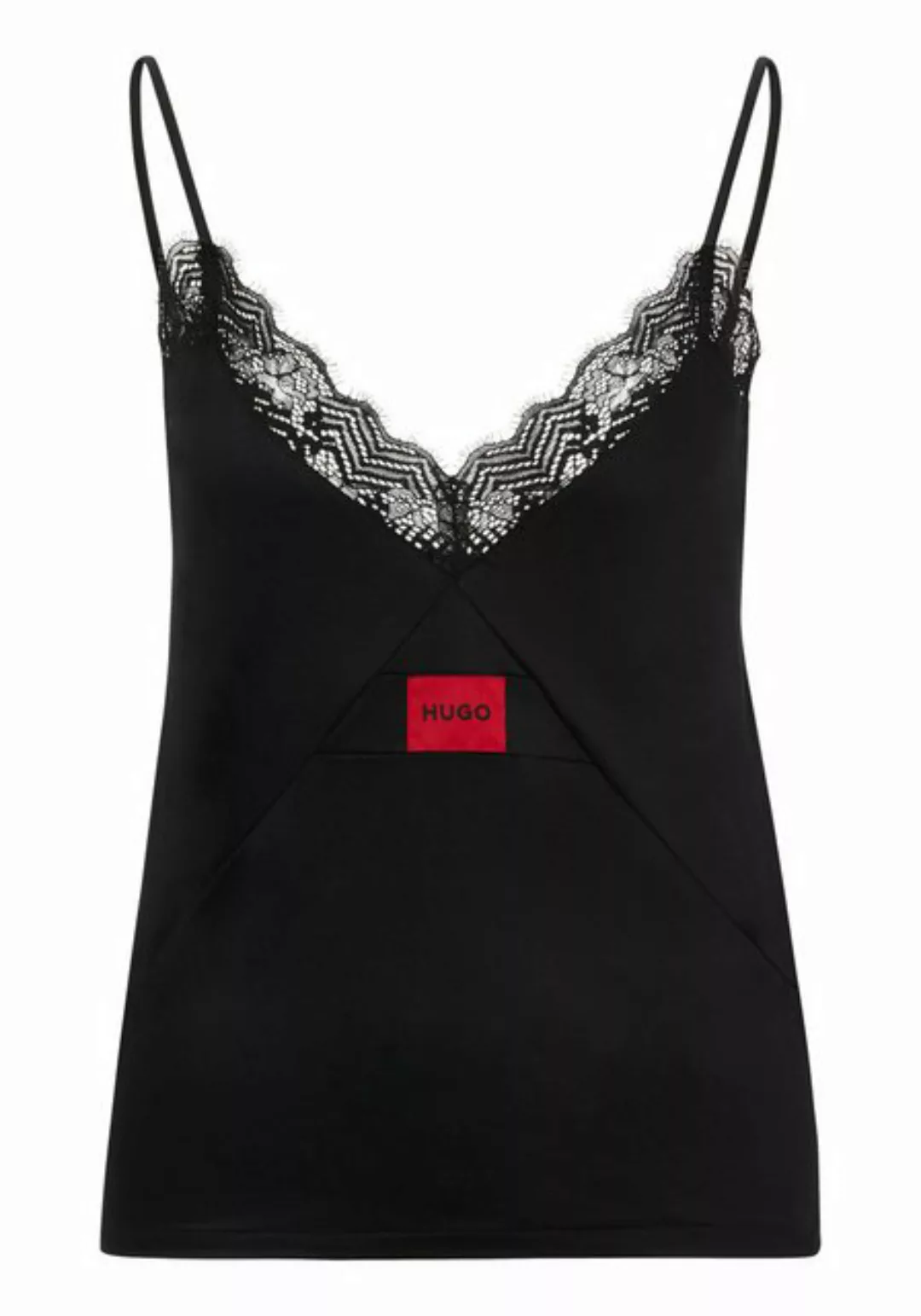 HUGO Spitzentop RED LABEL LACE_CAMI mit V-Ausschnitt günstig online kaufen