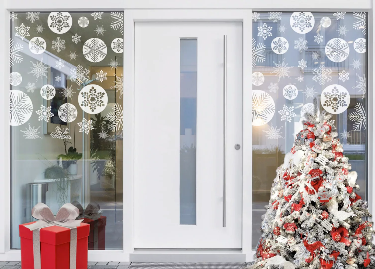 MySpotti Fensterfolie "Look Snowy white", halbtransparent, glattstatisch ha günstig online kaufen