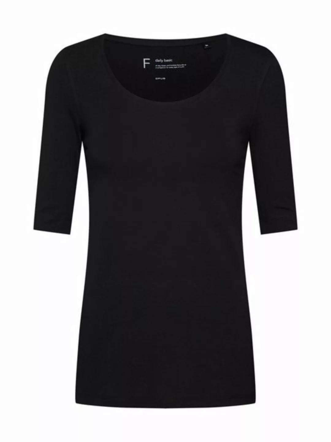 OPUS Rundhalsshirt schwarz regular fit (1-tlg) günstig online kaufen