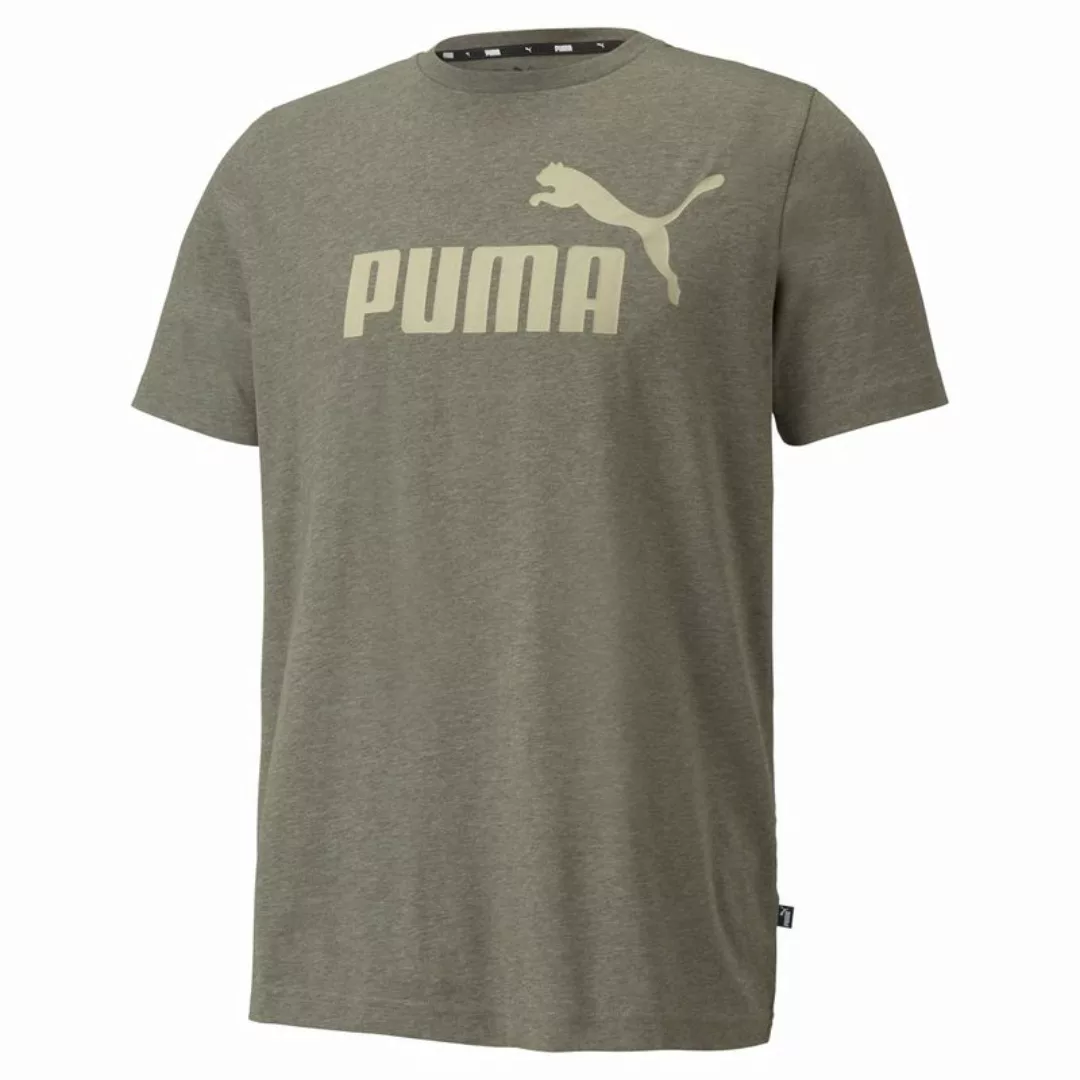 PUMA Herren Sport T-Shirt - ESS Essentials Heather Tee, Rundhals, Kurzarm, günstig online kaufen