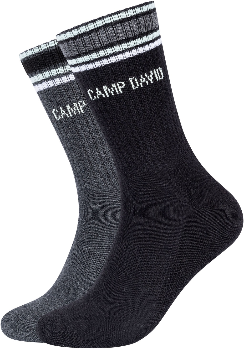 CAMP DAVID ABS-Socken "cushioned", (4er Pack), mit verstärktem Zehenbereich günstig online kaufen